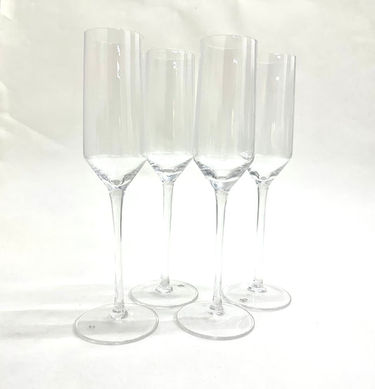 Cascada Champagne Flutes (Set of 4)