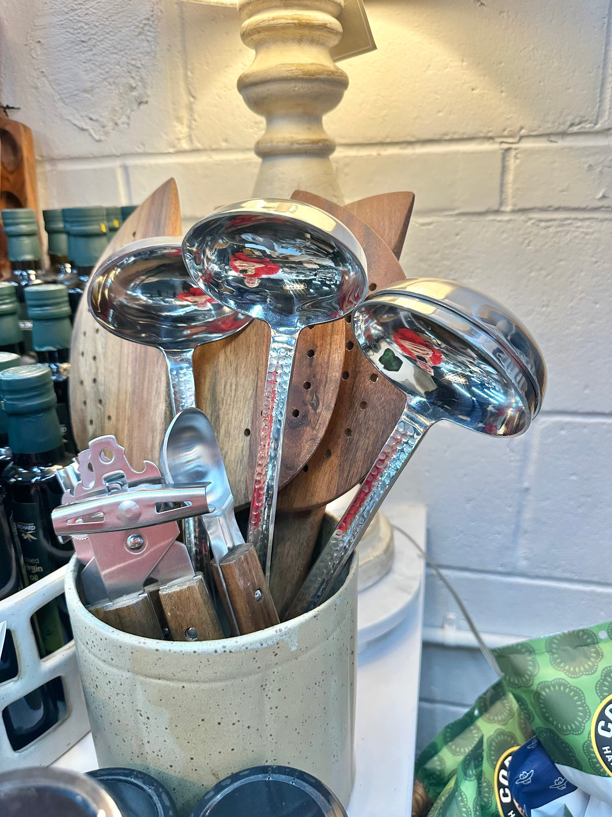 Silver Hammered Ladle
