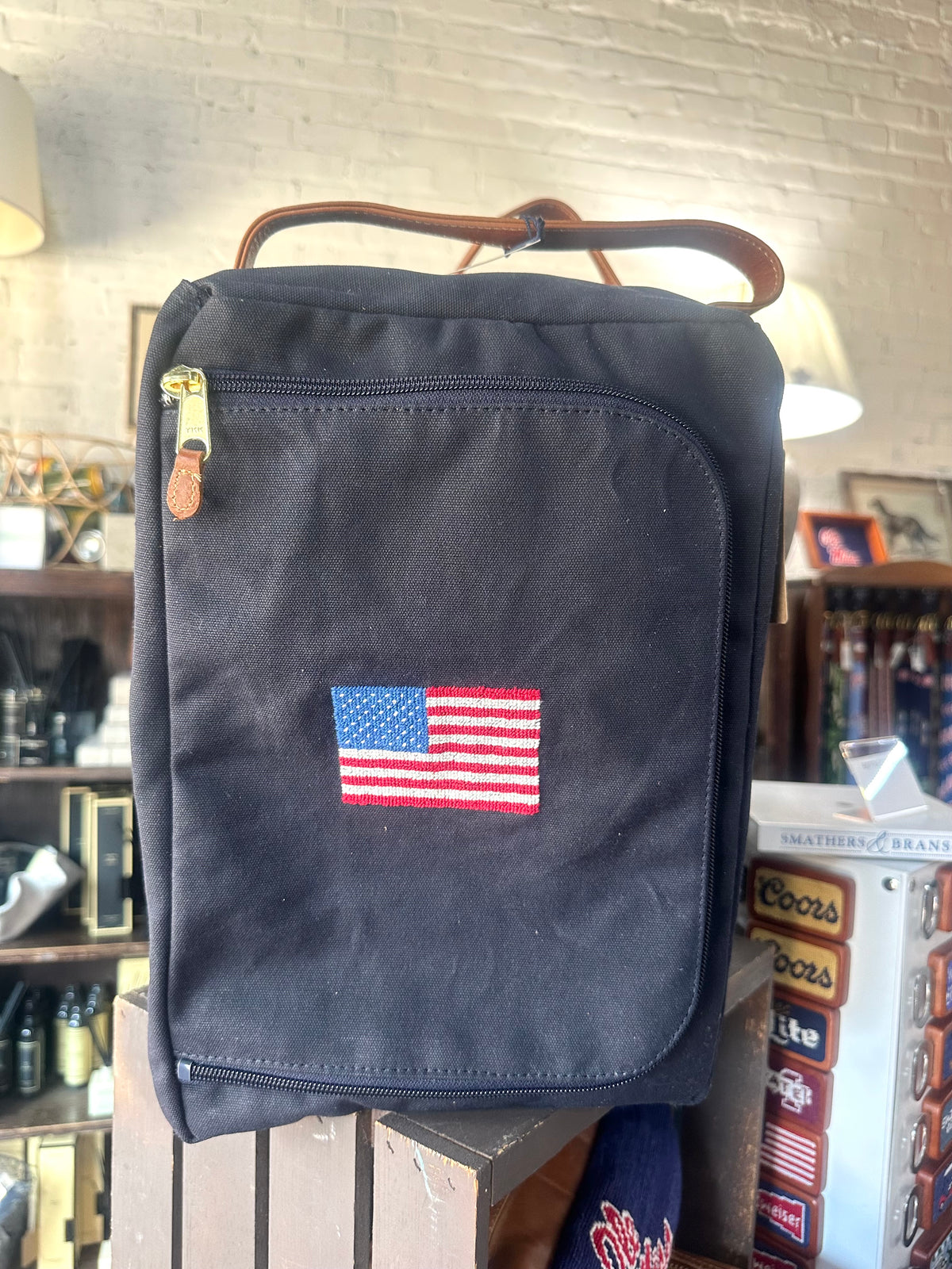 American Flag Shoe Bag