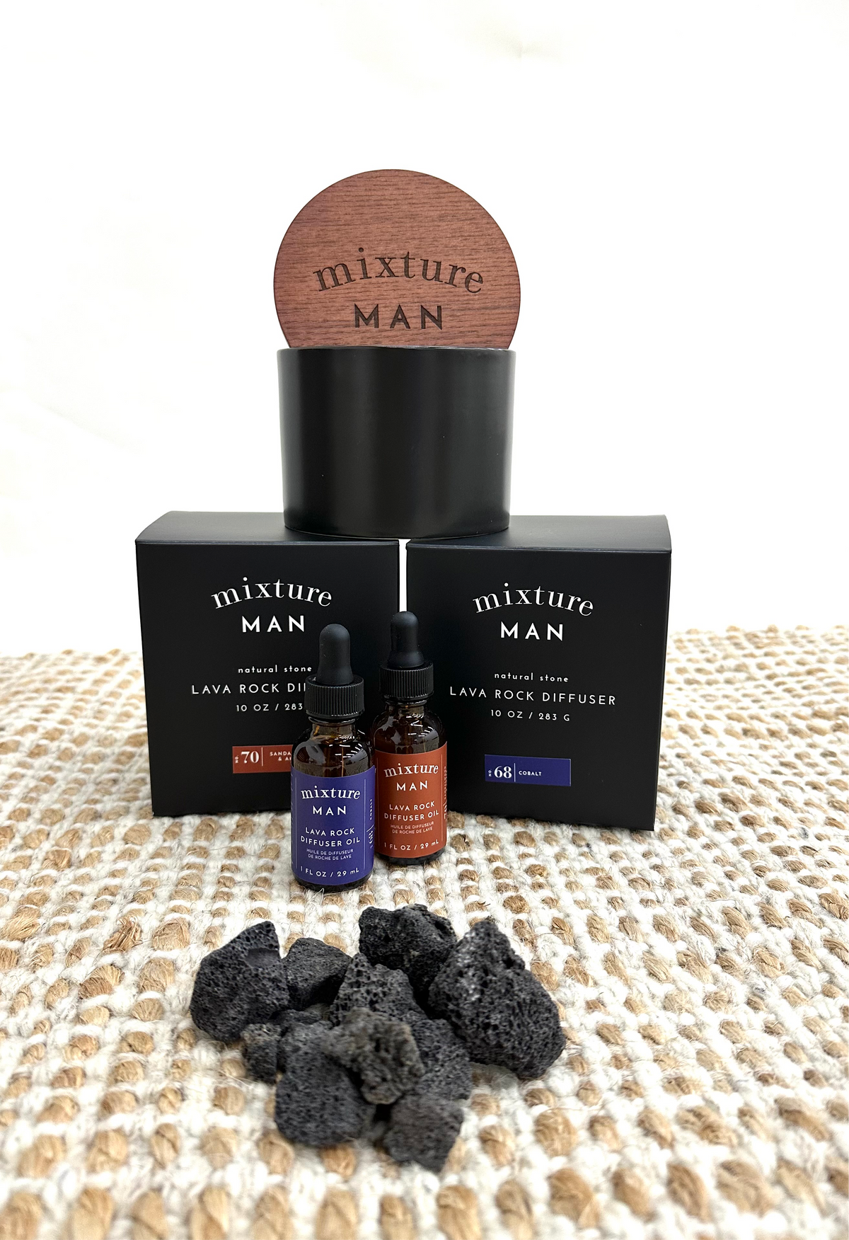 Mixture Man Diffuser Rocks Mixture Man Lava Rock Diffuser – The Iron House