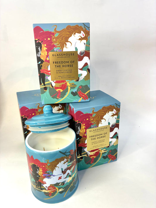 Freedom of the Horse Candle