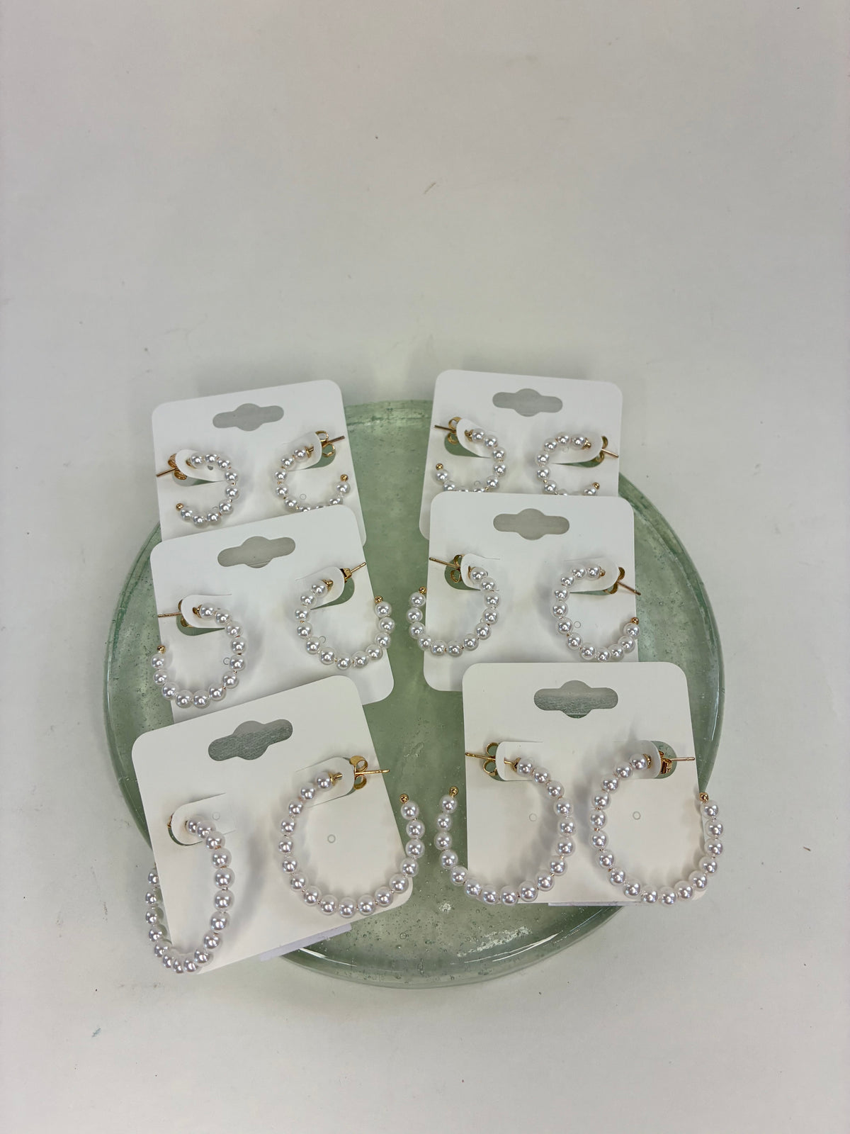 Pearl Hoop Earrings