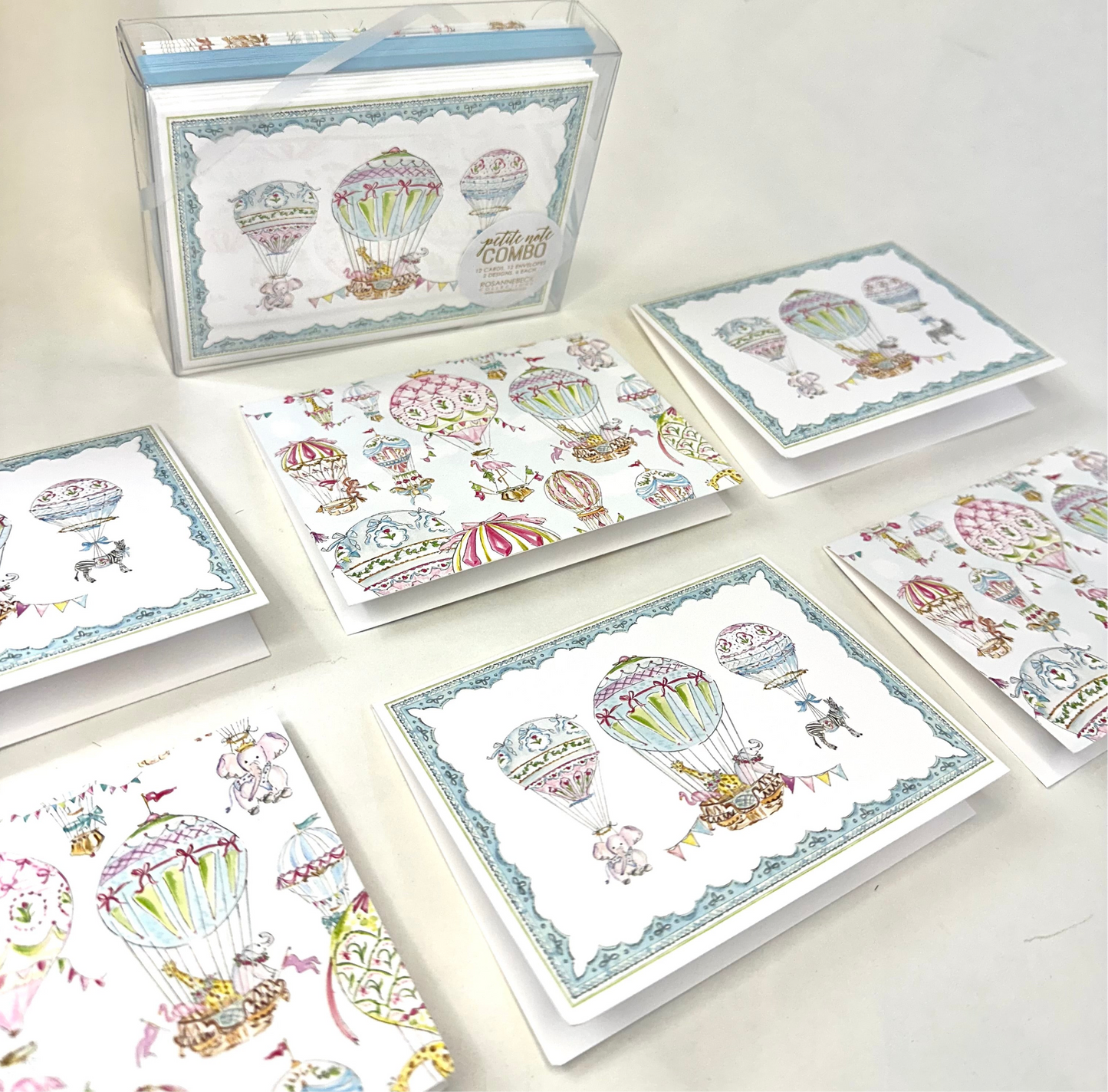 Petite Combo Notepad Hot Air Balloons