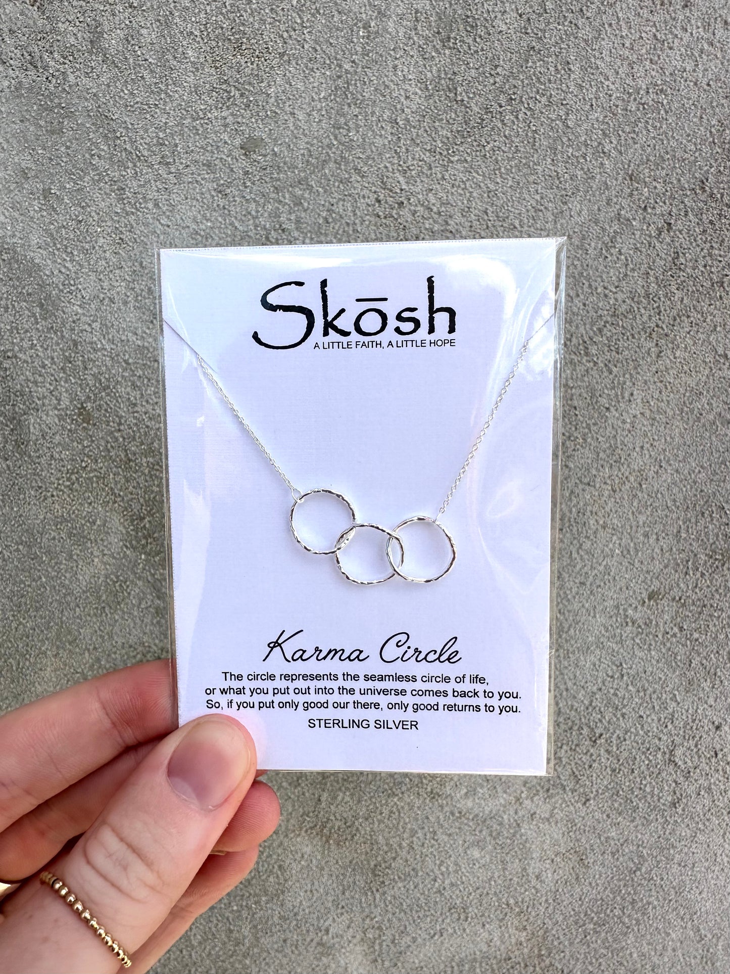 Triple Circle Necklace