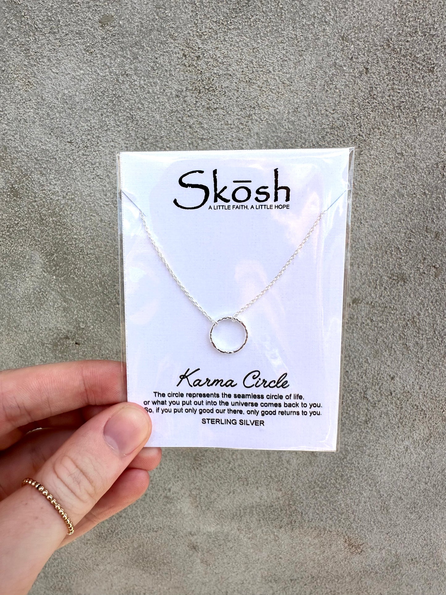 Karma Circle Necklace