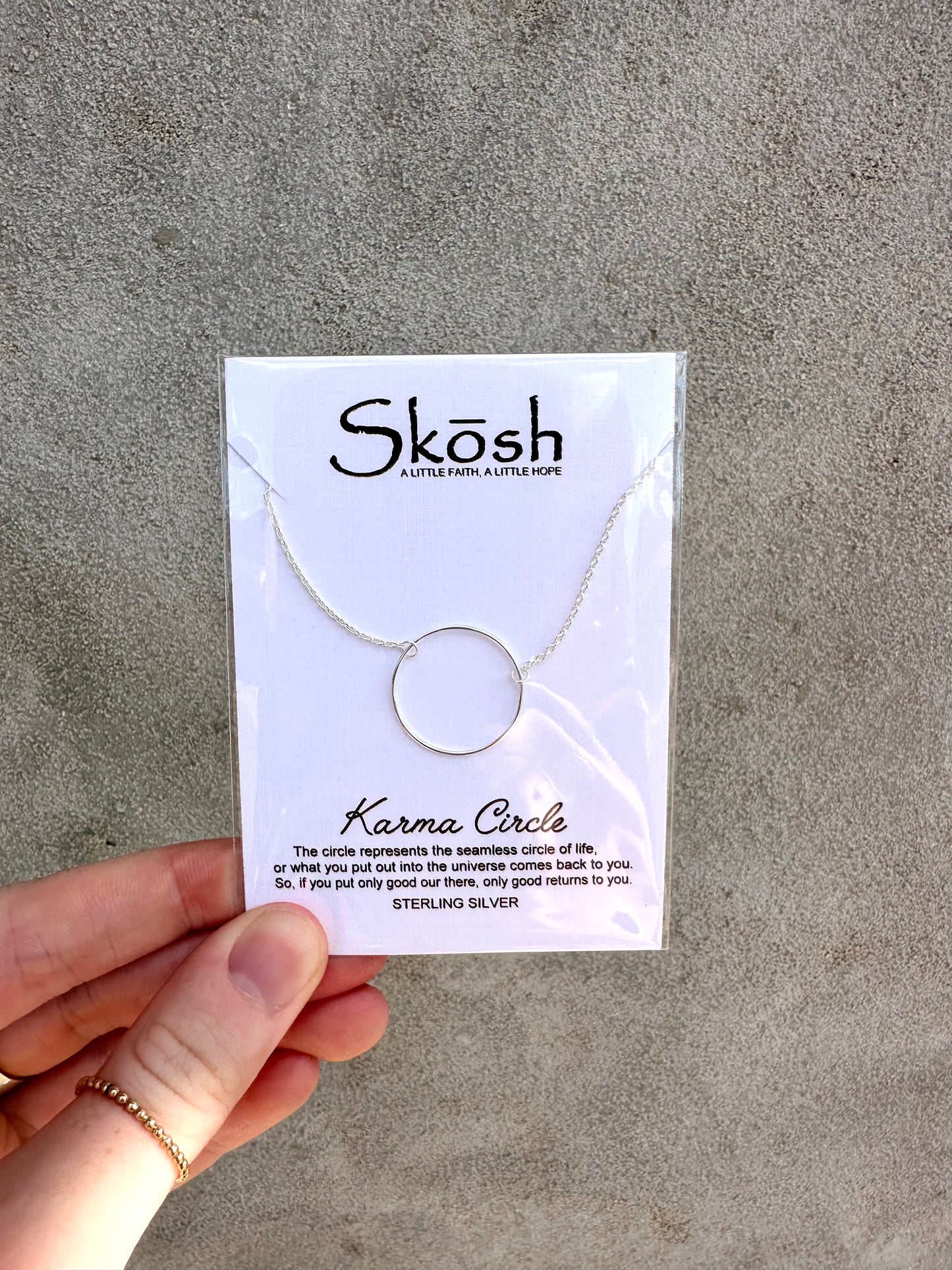 Karma Circle Large Necklace