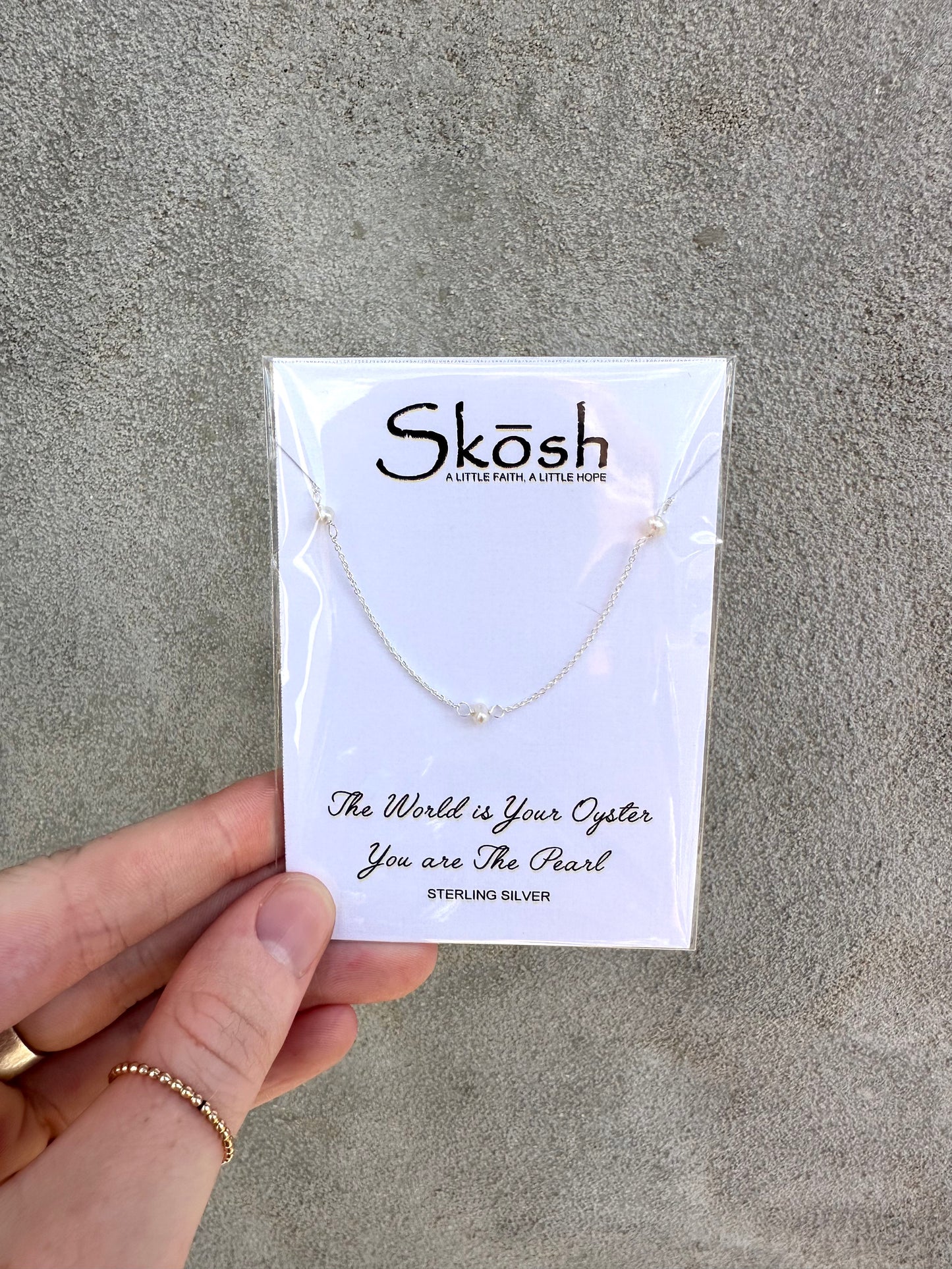 Pearl Station Necklace