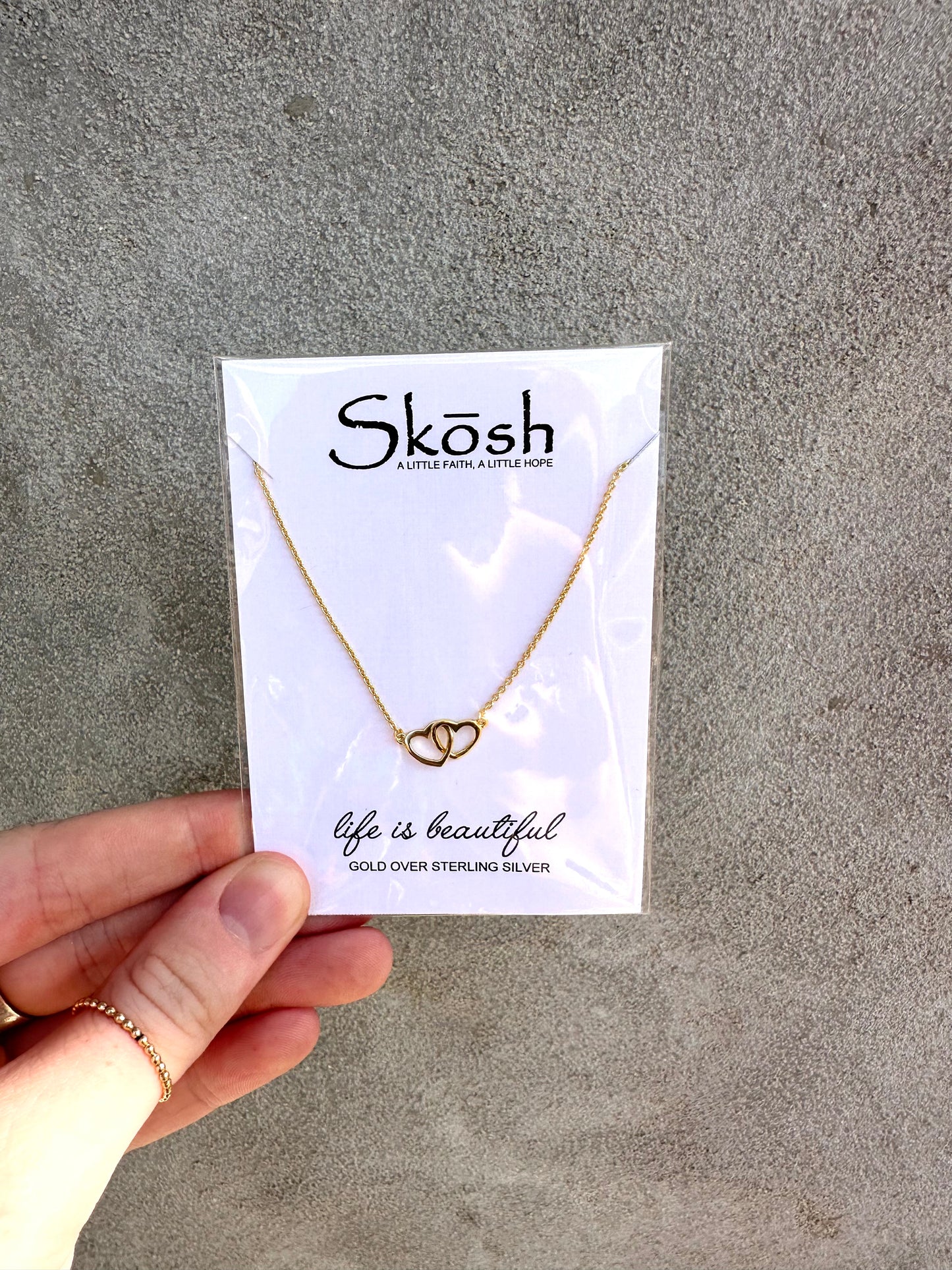 Interlocking Hearts Necklace