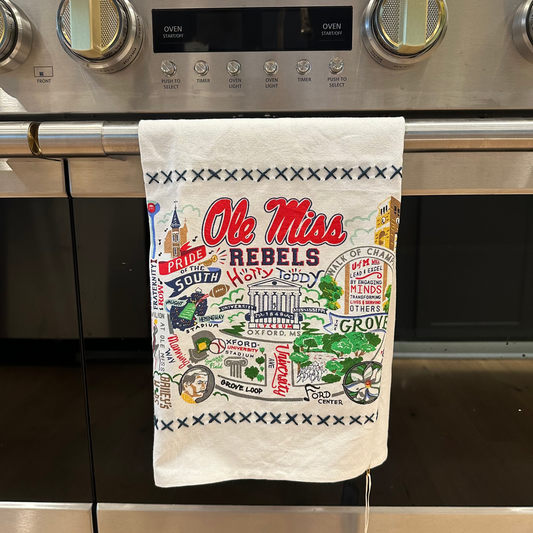 Ole Miss Tea Towel