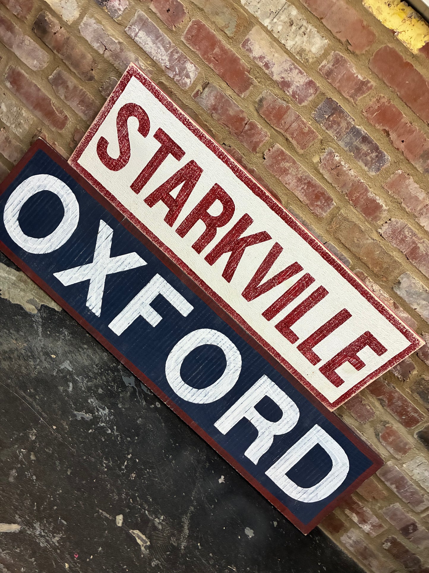City Wood Sign