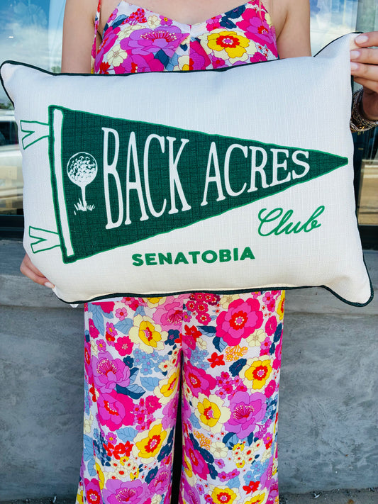 Back Acres Pennant Golf Club Pillow