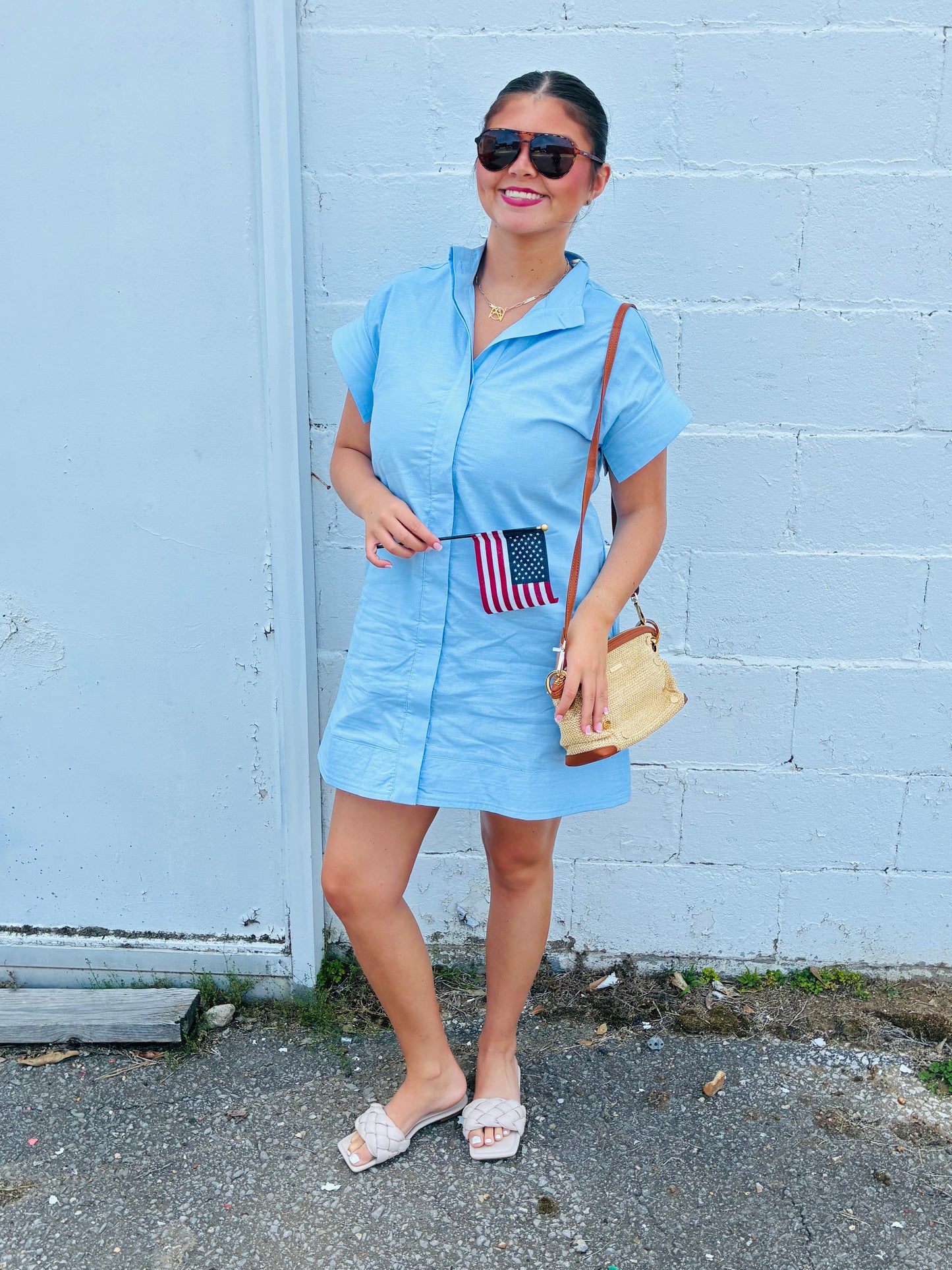 Chelsea Chambray Dress