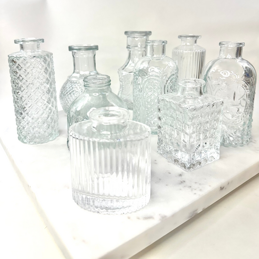 Vintage Glass Bud Vases