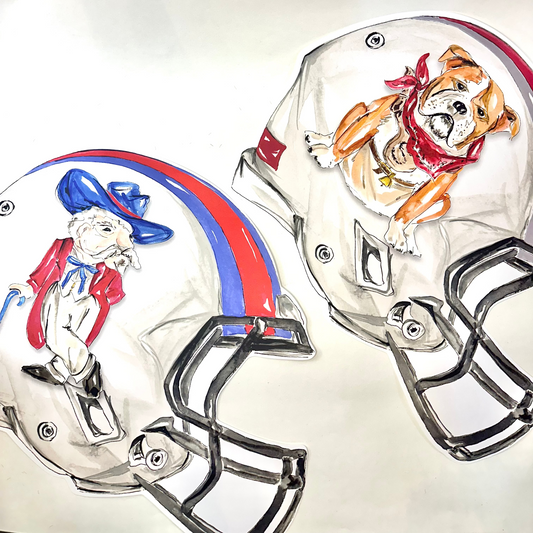 Placemat Helmet Bulldog