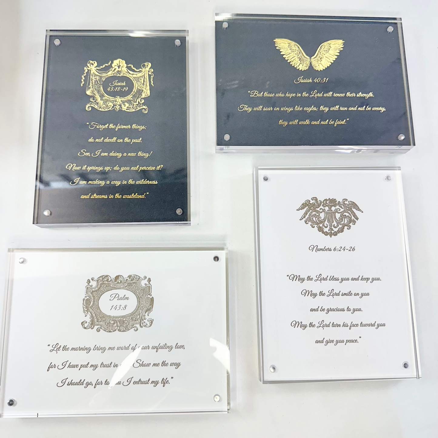 Madison Sterling Scripture Frames