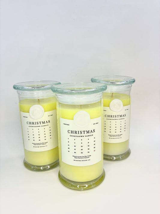 Christmas Countdown Candle 16oz