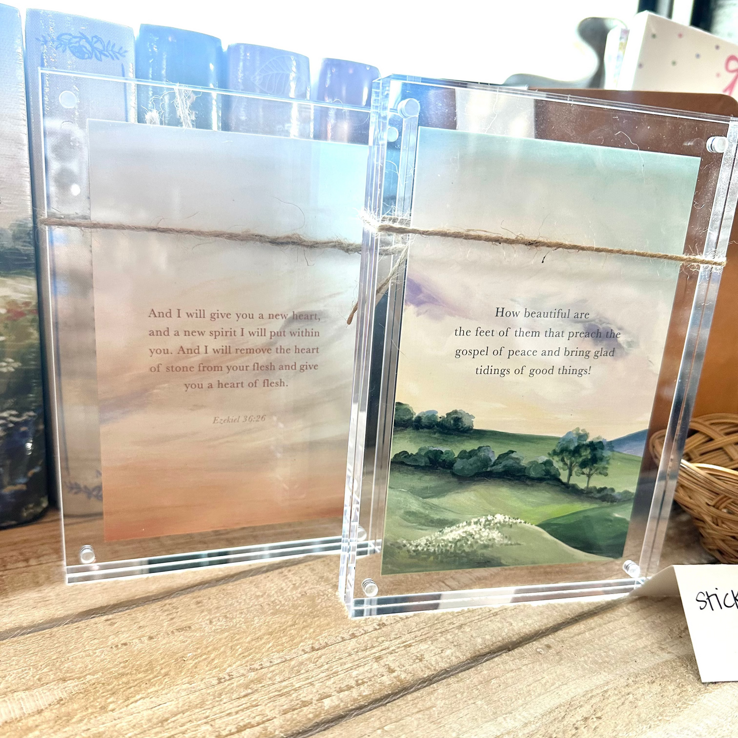 Acrylic Scripture Frames