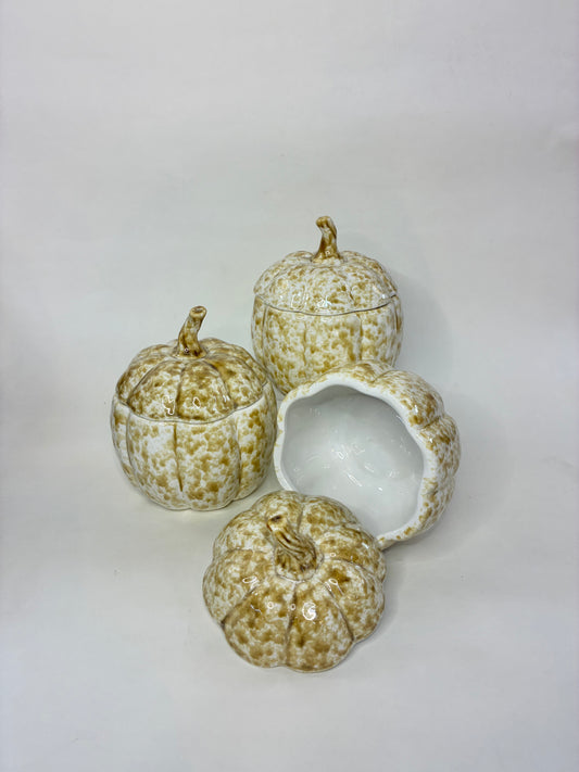 Pumpkin Jar with Lid