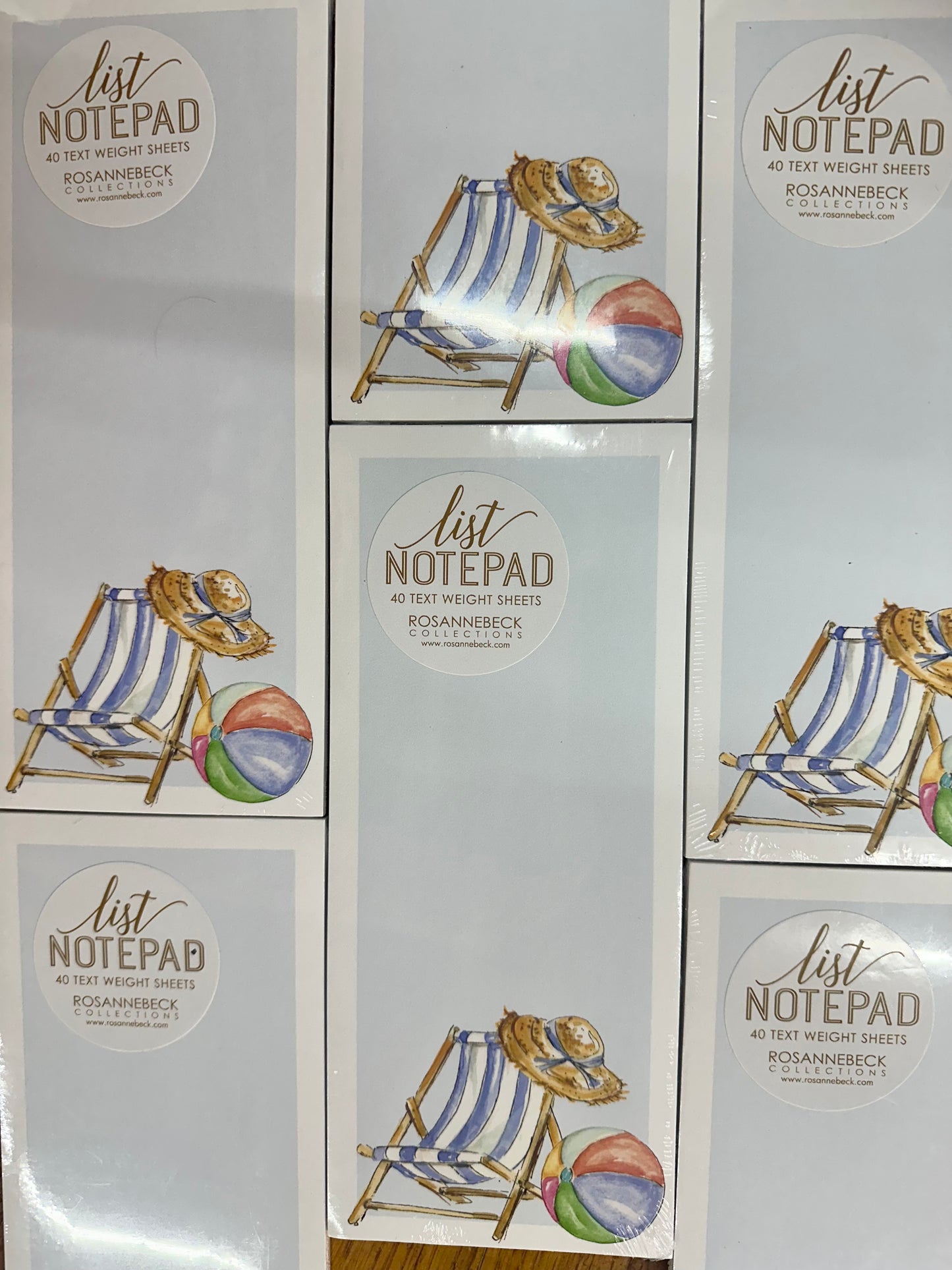 Beach Essentials Skinny Notepad