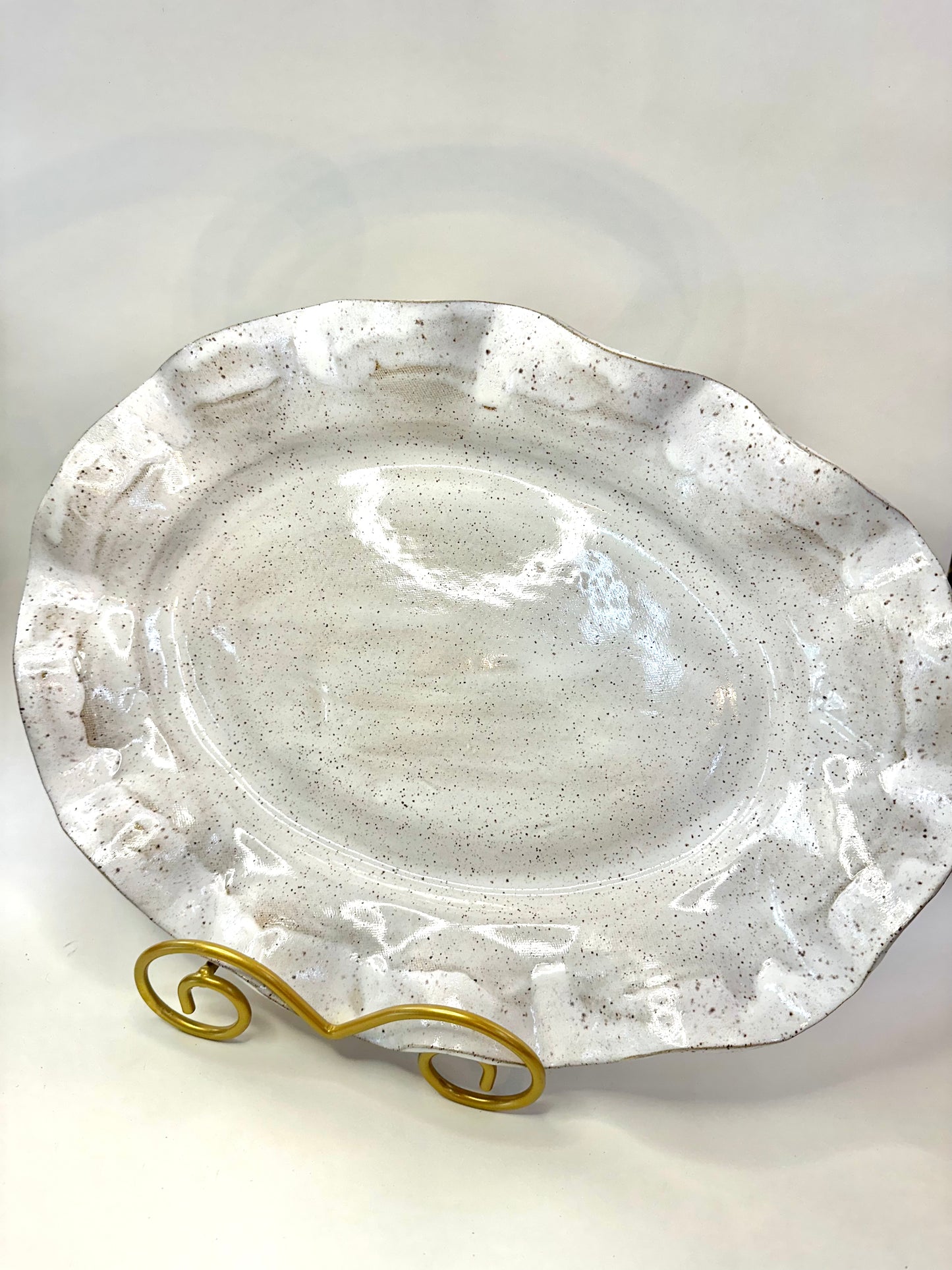 XLarge Flutter Oval Platter