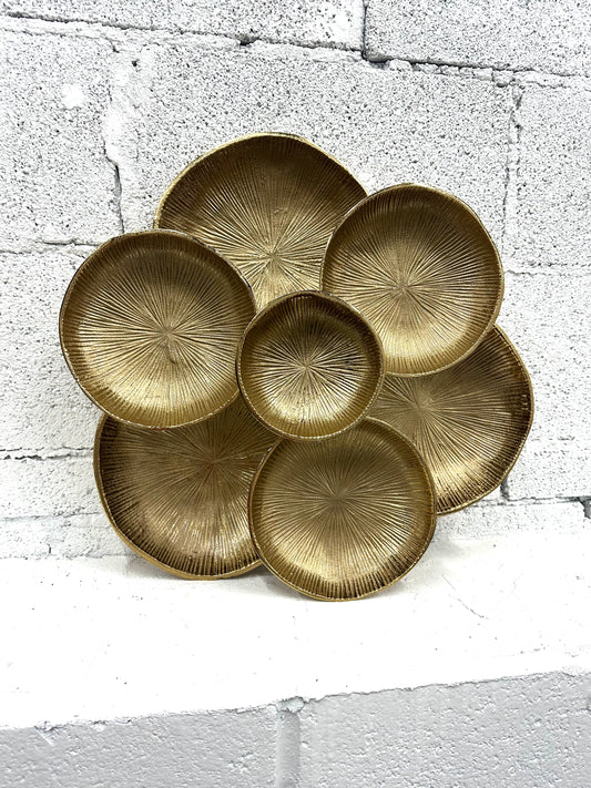 Gold Cluster Bowls Tray