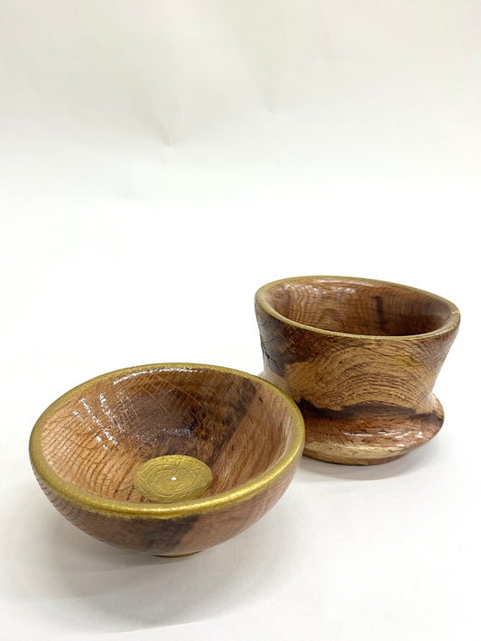 Black Oak Wooden Bowls