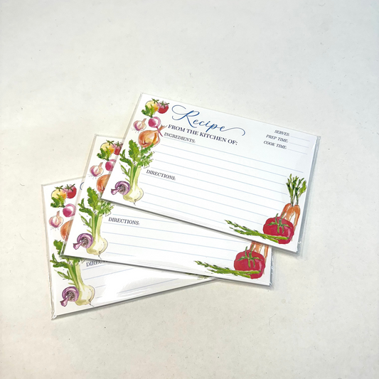 Recipe Card -Vegetables