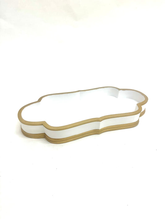 Vanity Tray Scalloped