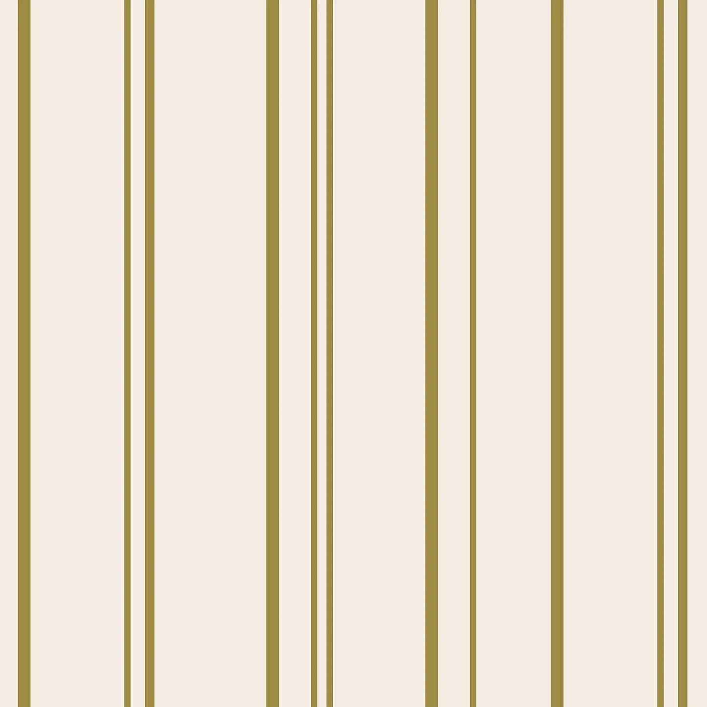 Antique Gold Stripe Cocktail Napkin