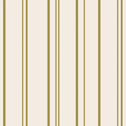 Antique Gold Stripe Cocktail Napkin