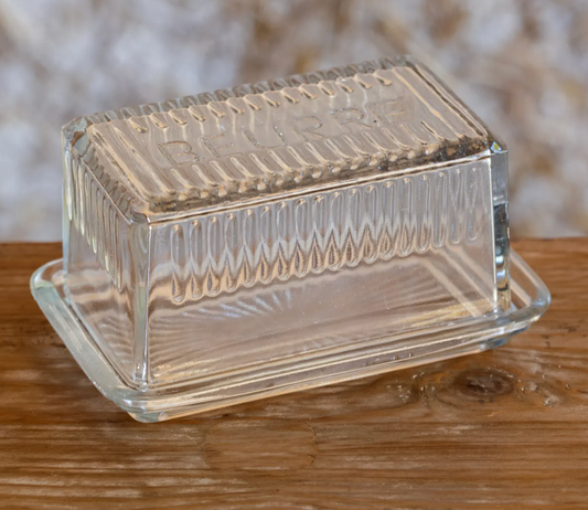 Vintage Style French Butter Dish