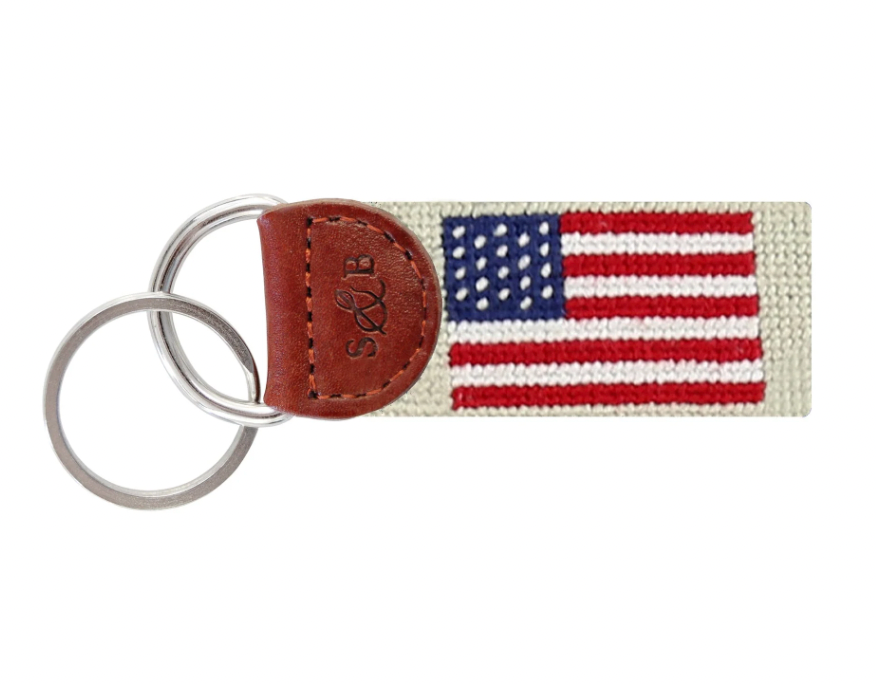 American Flag Key Fobs
