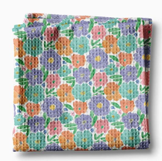 Bright Floral Towel