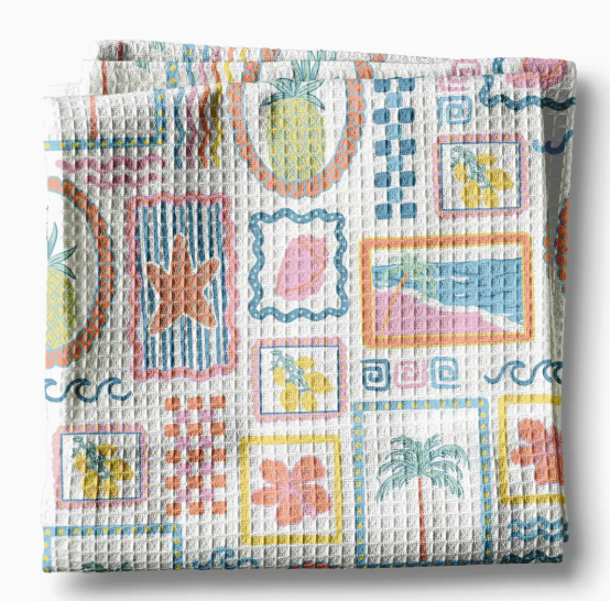 Summer Stamps Towel