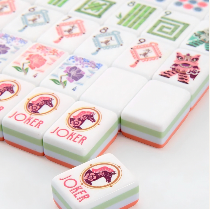 Melon Cabana Mahjong Tiles