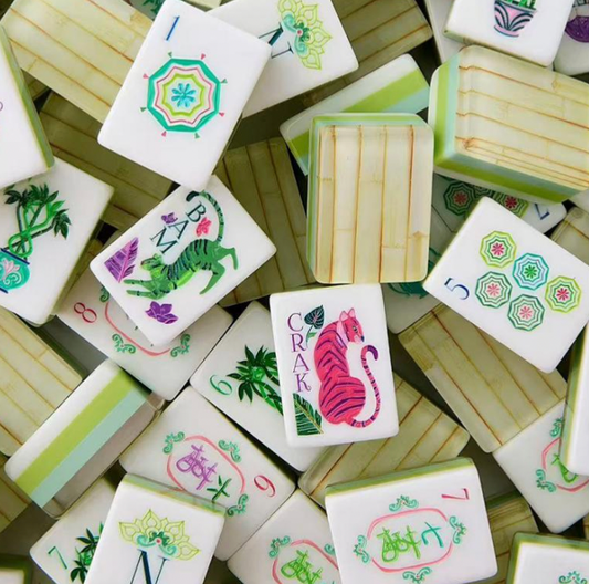 Green Palms Mahjong TIles