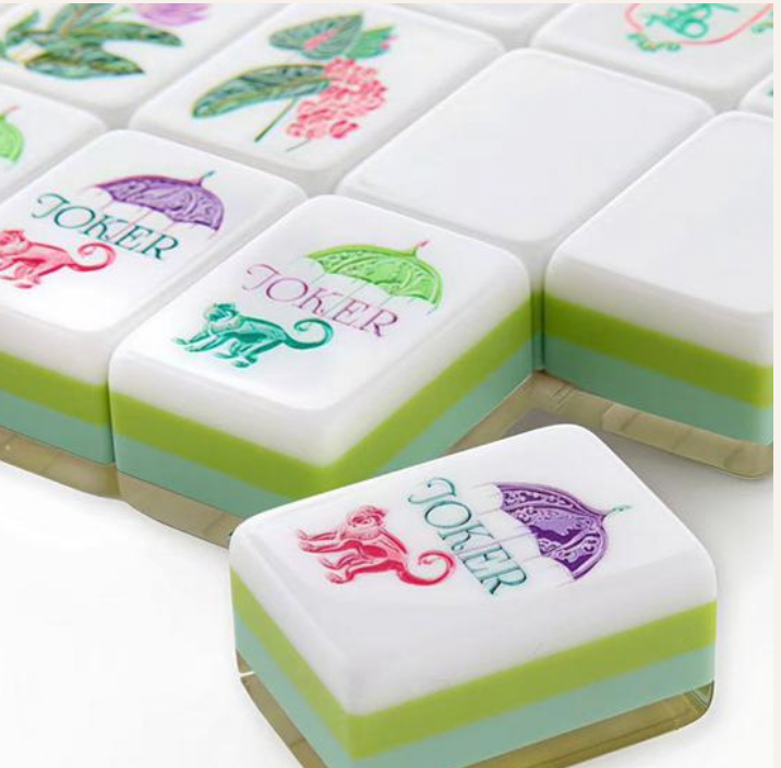 Green Palms Mahjong TIles