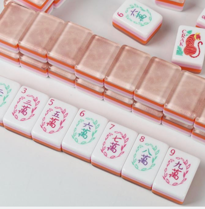 Strawberry Pearl Mahjong Tiles