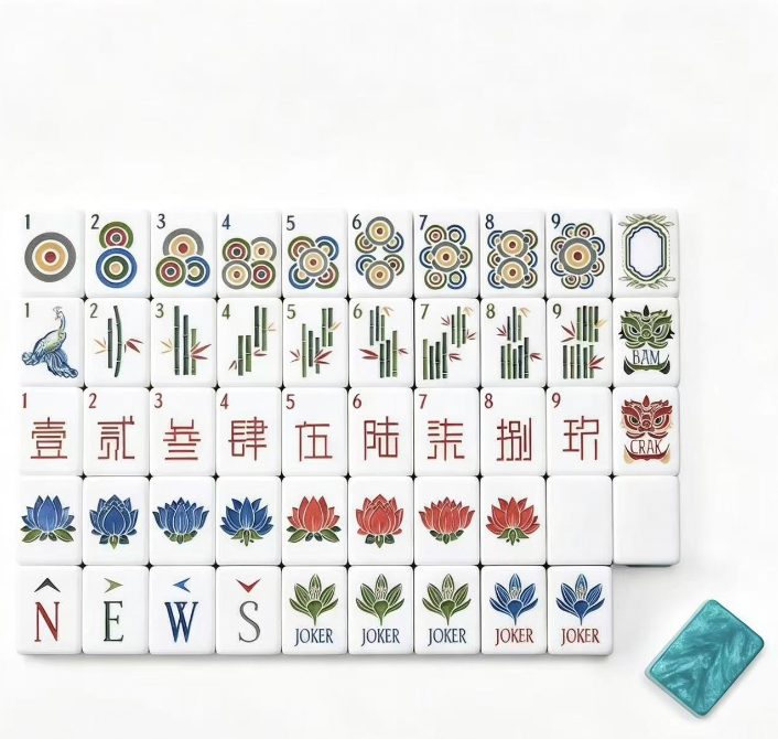 Ocean Front Mahjong Tiles