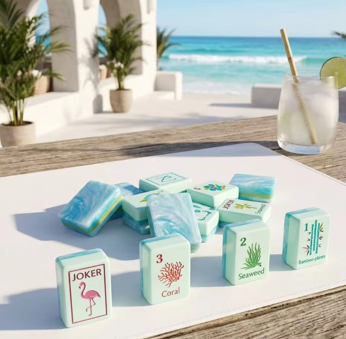 Seaside Mahjong Tiles