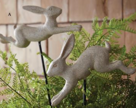 Resin Faux Stone Running Rabbit Picks