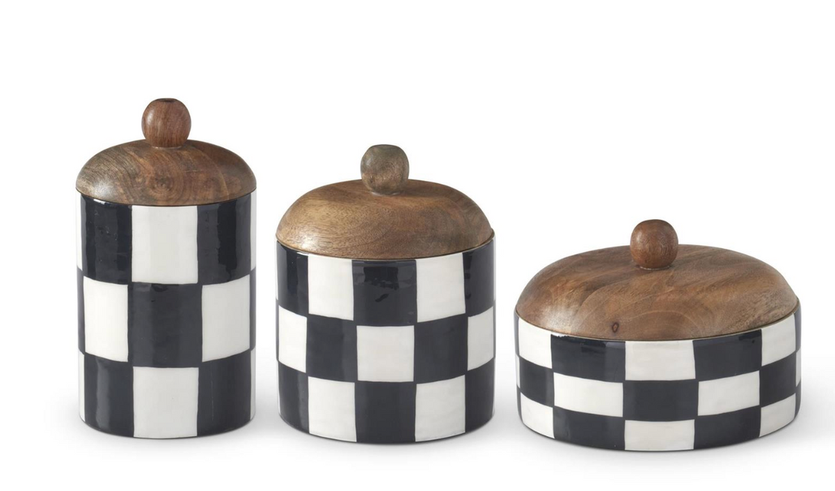 Checkered Canisters