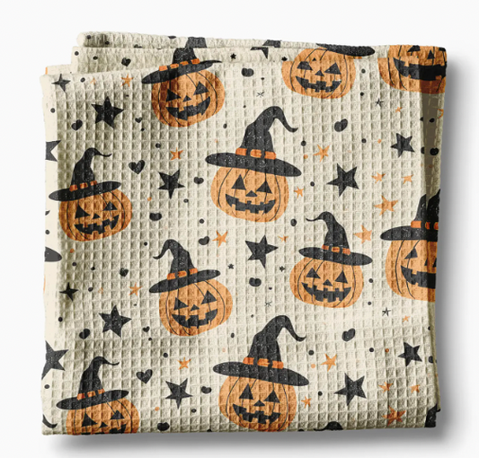 Halloween Waffle Towel