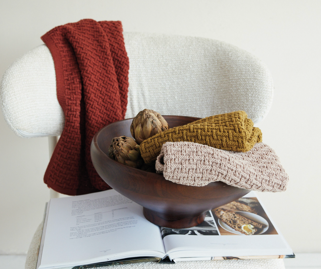 Cotton Knit Tea Towel