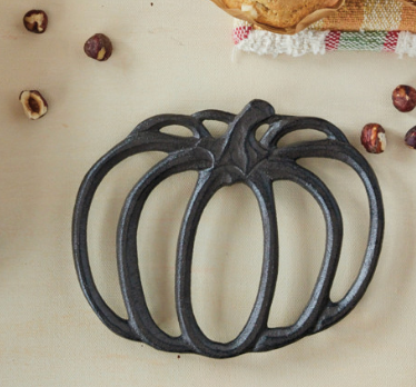Cast Iron Pumpkin Shaped Trivet