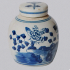 Blue & White Porcelain Mini Round Jar