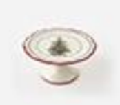Christmas Tree Pedestal Cake Plate 10"