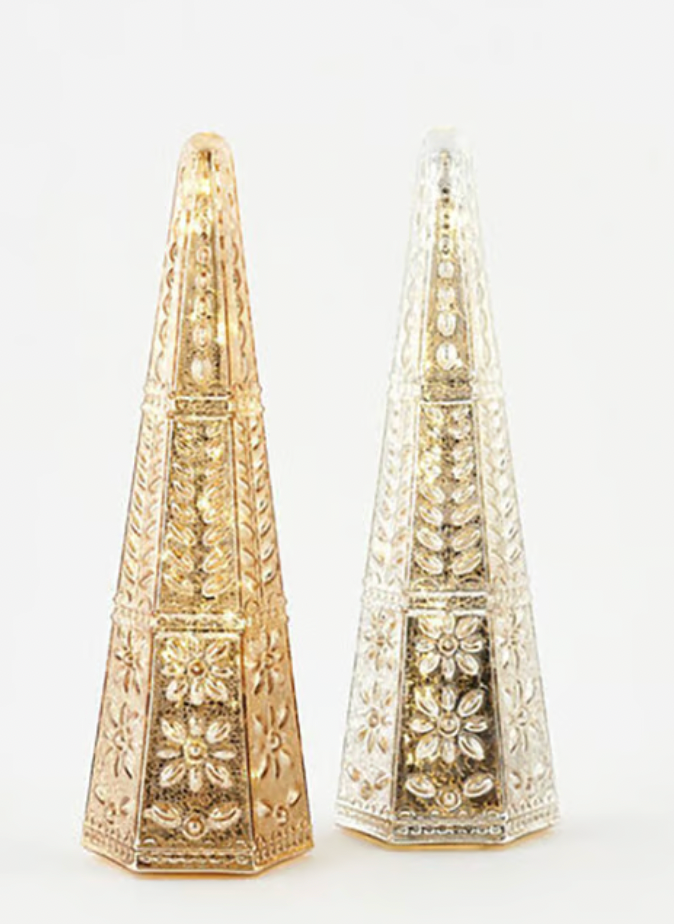 Faceted Lighted Tree
