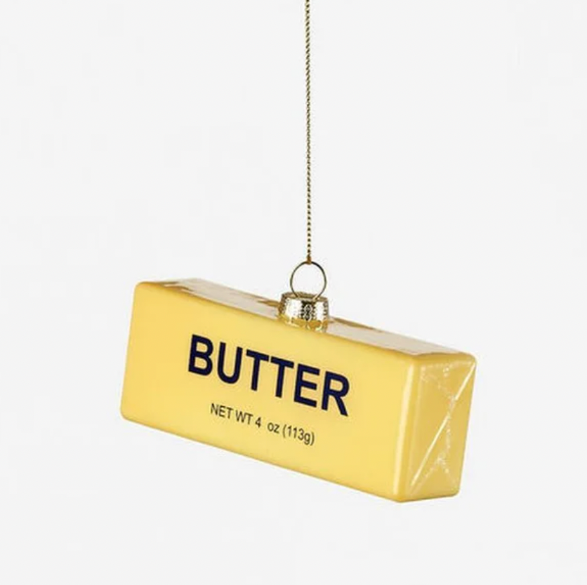 Butter Ornament 4"