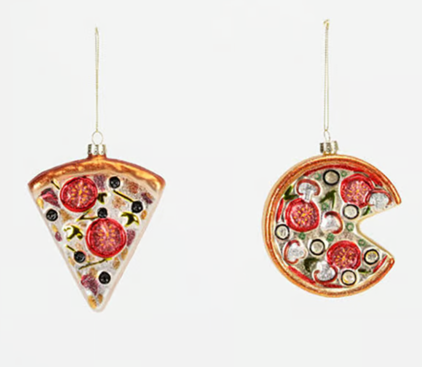 Pizza Ornament 4.25"